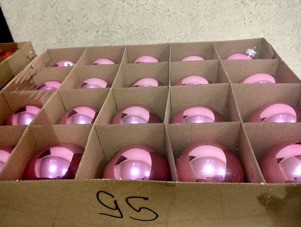 Шар елочный стекл. 8 см, [95]